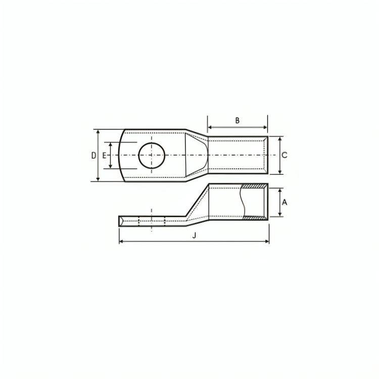 High Voltage Copper Terminals - 33 KV