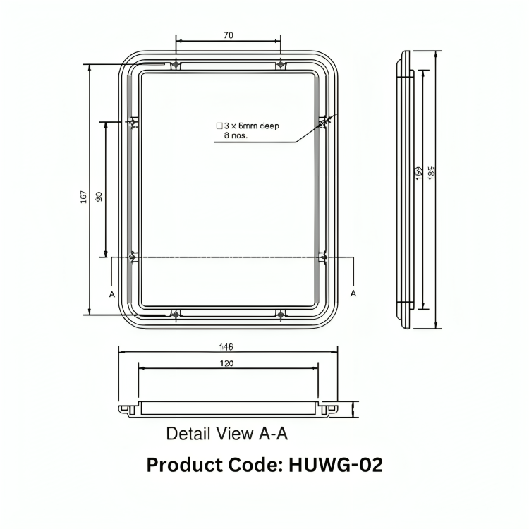 Meter Window Glass