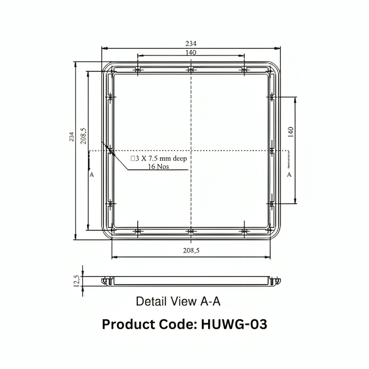 Meter Window Glass