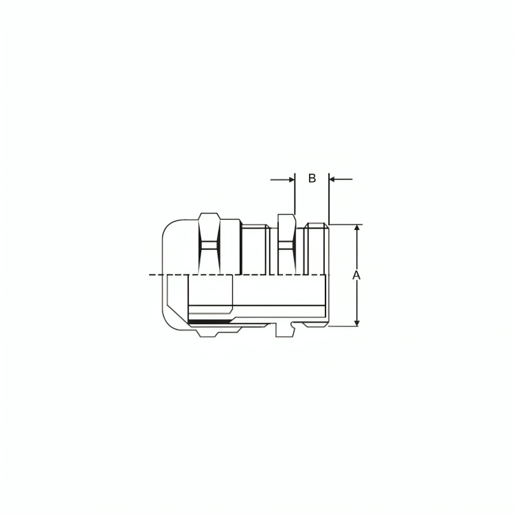 Nickle Plated Brass Gland - IP68 Rating - PG Thread