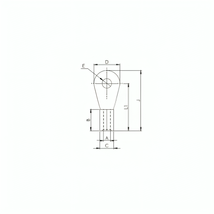 Ring Type Tinned Copper Cable Terminal Ends