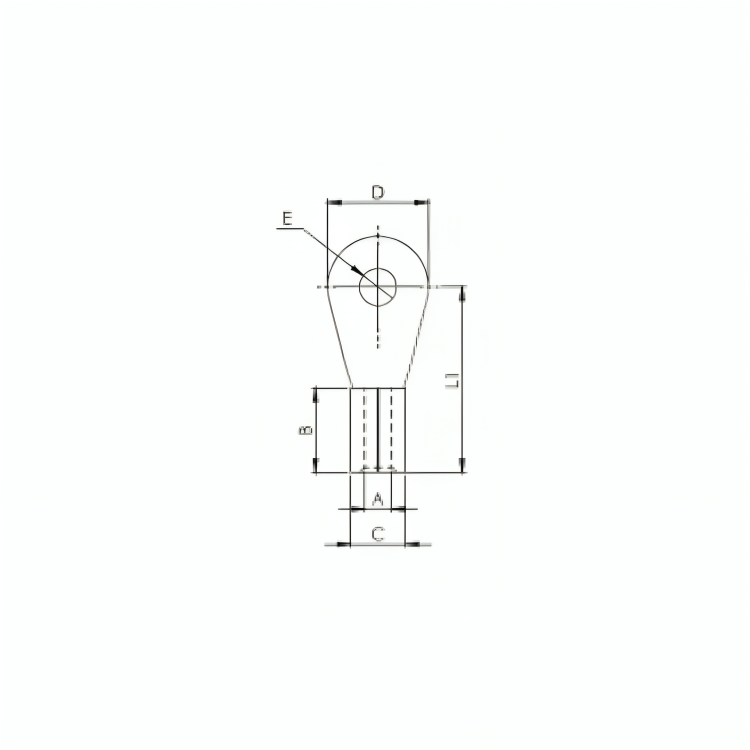 Ring Type Tinned Copper Cable Terminal Ends (Non Insulated)