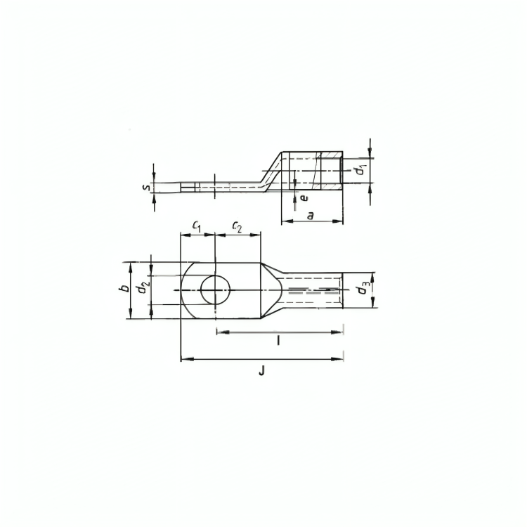 Tubular Compression Cable Lugs (As Per DIN 46235)