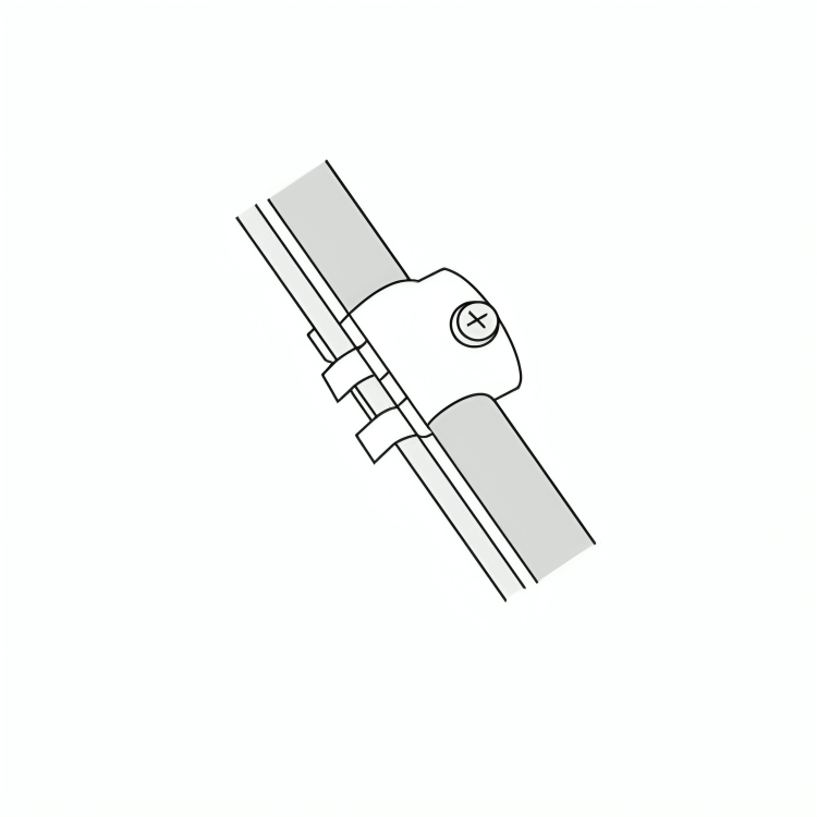 Brass Cable Clip