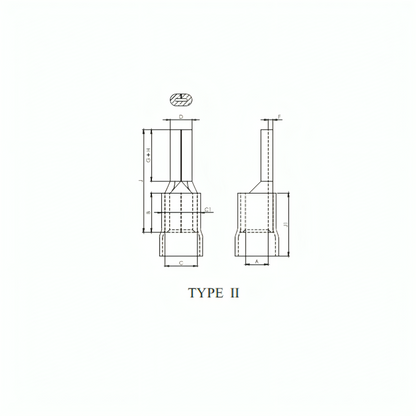 Copper Insulated Pin Type Cable Terminal Ends