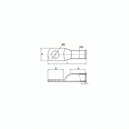 Copper Standard Wall Starter Terminal Ends