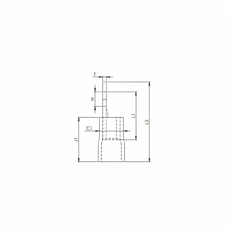 Fork Type Tinned Copper Cable Terminal Ends