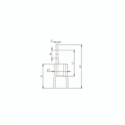 Fork Type Tinned Copper Cable Terminal Ends