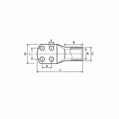 Four Hole Cable Terminal Ends