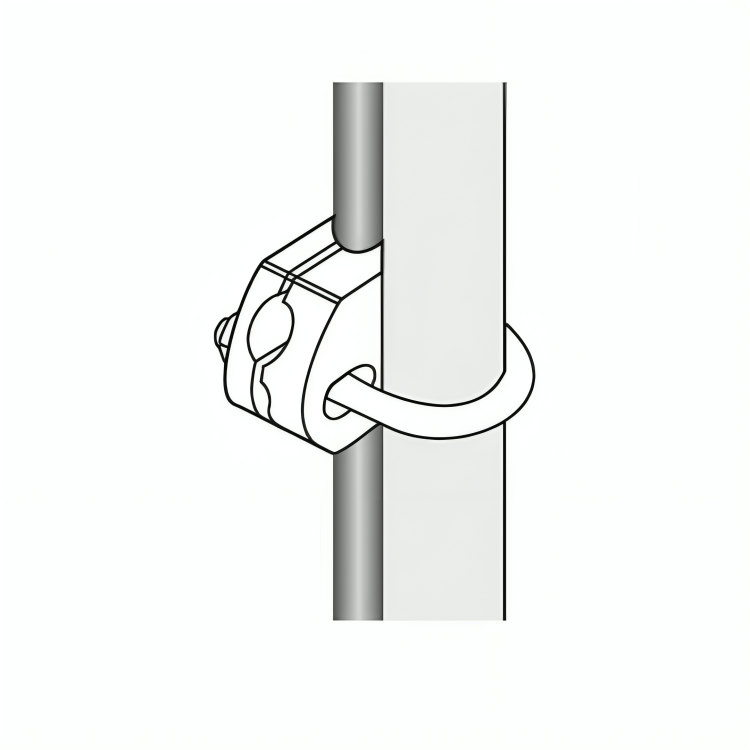 U-Bolt Rod To Cable Clamp
