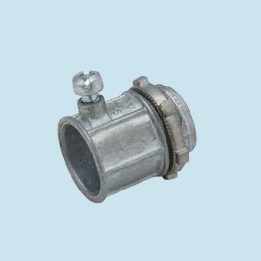 Zinc EMT connector, set screw type