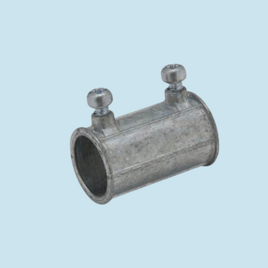 Zinc EMT coupling, set screw type